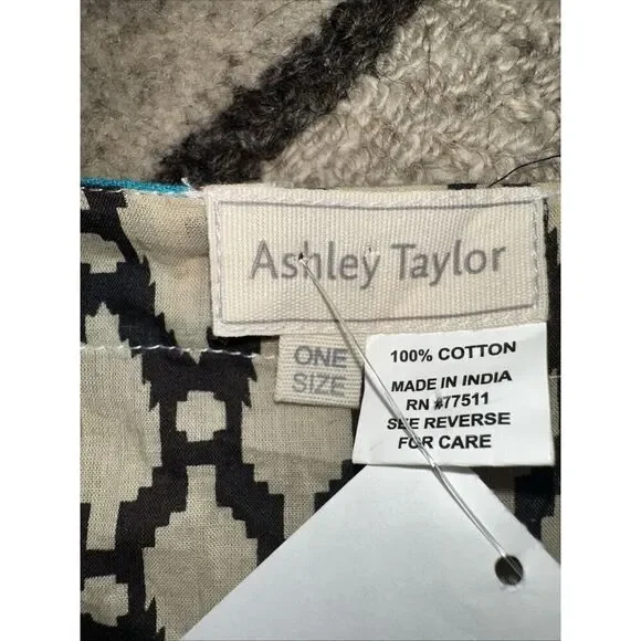 NWT Ashley Taylor Patchwork Overalls Jumpsuit Boho Hippie One Size 100% Cotton - Picture 4 of 7